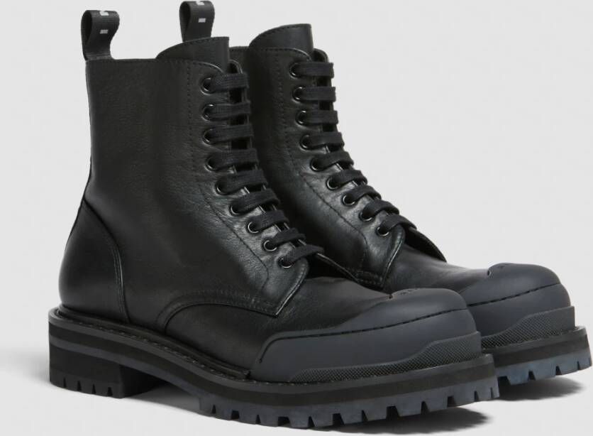 Marni Zwarte Combat Boots Black Heren