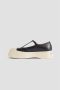 Marni Zwarte leren band sneakers Black Dames - Thumbnail 4