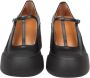 Marni Zwarte leren Mary Jane Platform Sneakers Black Dames - Thumbnail 3