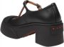 Marni Zwarte leren Mary Jane Platform Sneakers Black Dames - Thumbnail 4