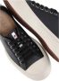 Marni Zwarte Leren Sneakers met Contrasterende Details Black Dames - Thumbnail 6