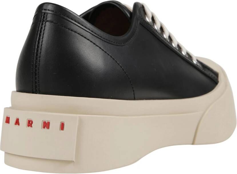 Marni Zwarte nappa sneakers Pablo stijl Black Heren