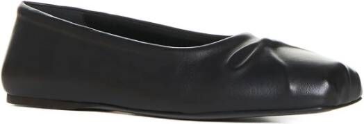 Marni Zwarte platte schoenen Black Dames