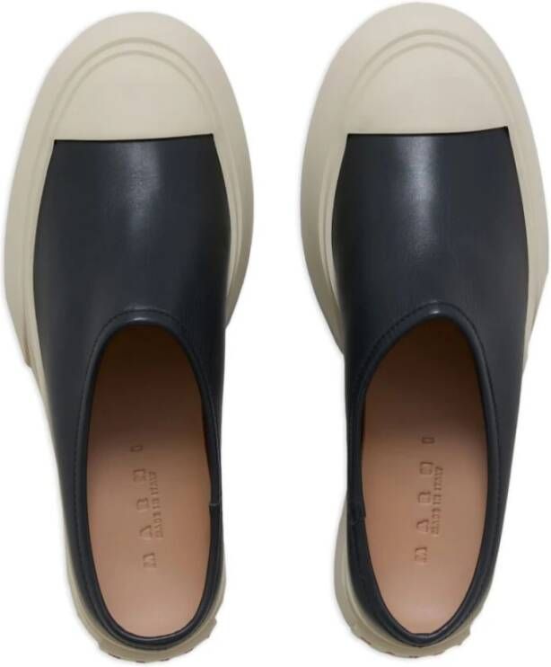 Marni Zwarte Slip-On Sneakers Black Heren