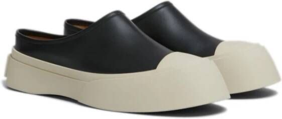 Marni Zwarte Slip-On Sneakers Black Heren