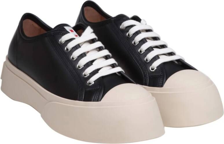 Marni Zwarte Sneakers met Uniek Logo Ontwerp Black Dames