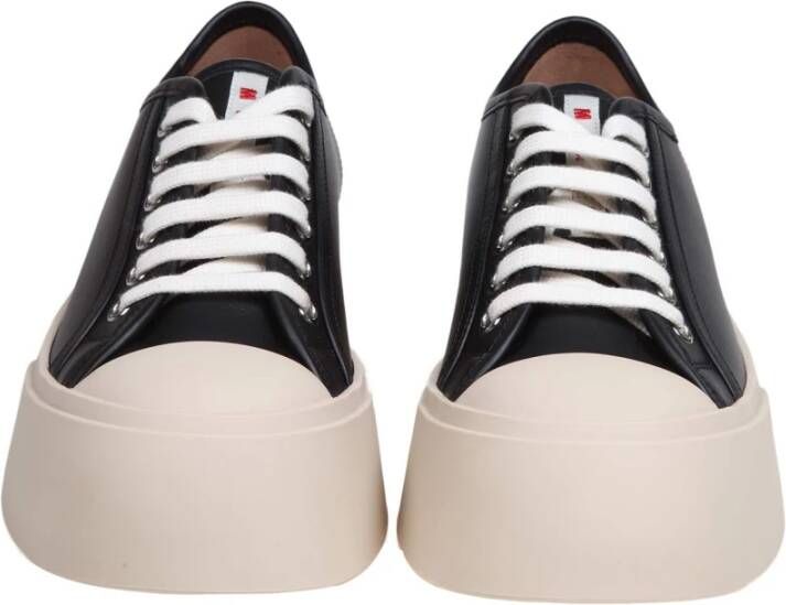 Marni Zwarte Sneakers met Uniek Logo Ontwerp Black Dames