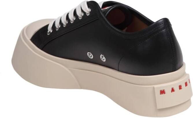 Marni Zwarte Sneakers met Uniek Logo Ontwerp Black Dames