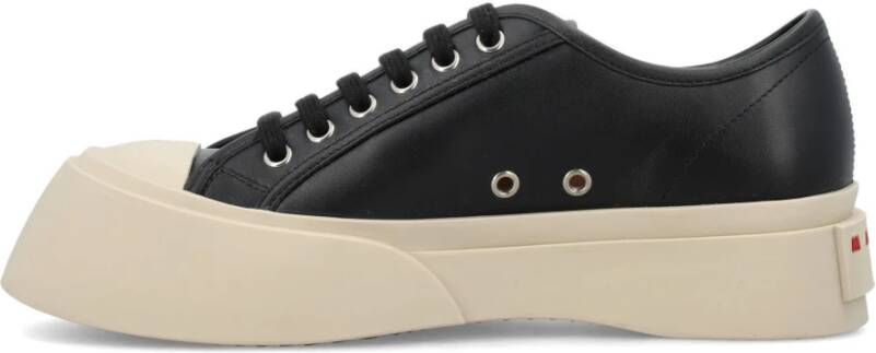 Marni Zwarte Veterschoenen met Plateauzool Black Dames