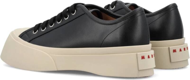 Marni Zwarte Veterschoenen met Plateauzool Black Dames