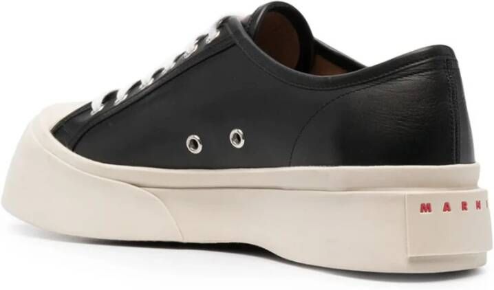 Marni Zwarte Vetersneaker Black Heren