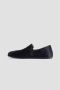 Marsell Blauwe Leren Loafer Black Dames - Thumbnail 4