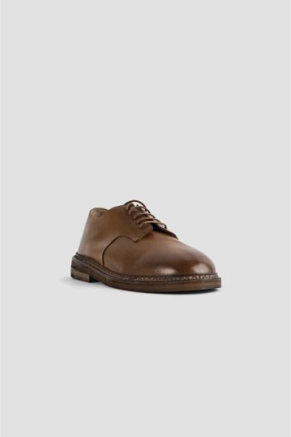 Marsell Bruin Leren Derby Schoenen Brown Heren