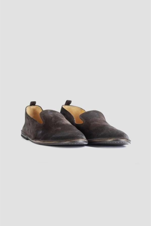 Marsell Bruin Leren Loafer Mocassin Brown Dames