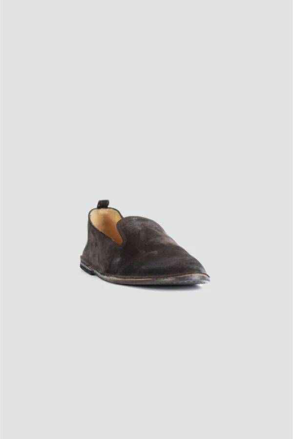 Marsell Bruin Leren Loafer Mocassin Brown Dames