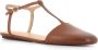 Marsell Bruin Leren Platte Schoenen Brown Dames - Thumbnail 3