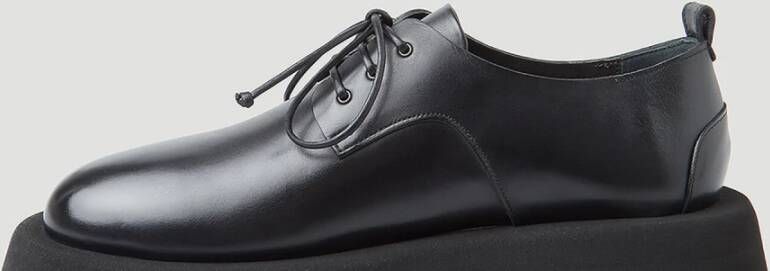 Marsell Gladleren Derby schoenen Black Dames