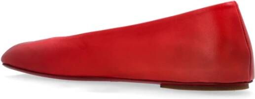 Marsell Leren balletflats Bama Red Dames