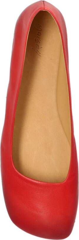 Marsell Leren balletflats Bama Red Dames