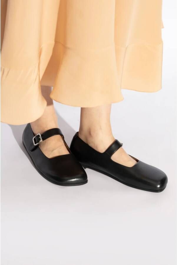 Marsell Leren balletflats Black Dames