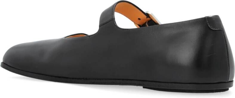 Marsell Leren balletflats Black Dames