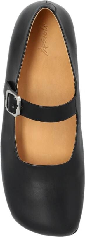 Marsell Leren balletflats Black Dames