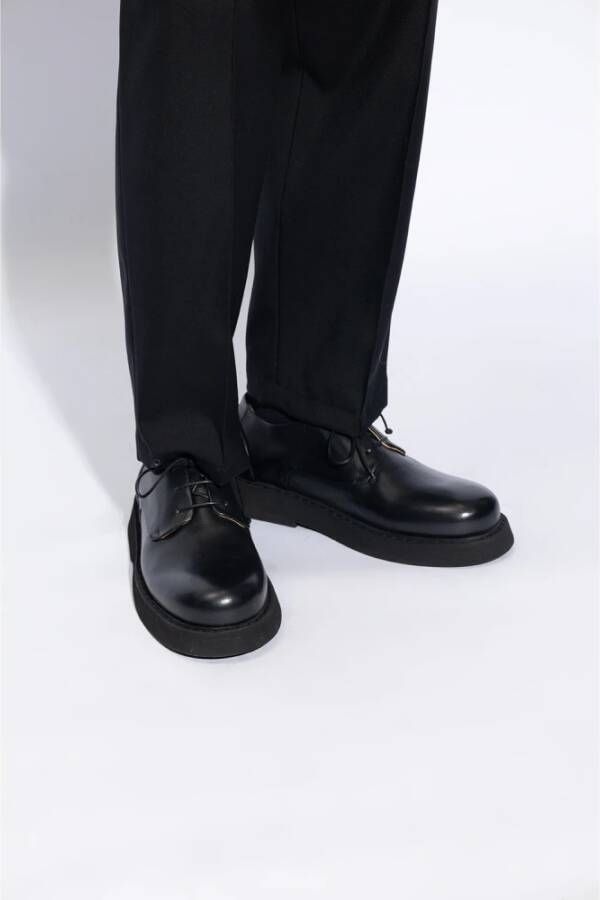 Marsell Leren Derby schoenen Black Heren