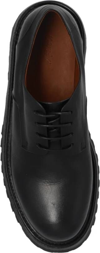 Marsell Leren schoenen Black Heren