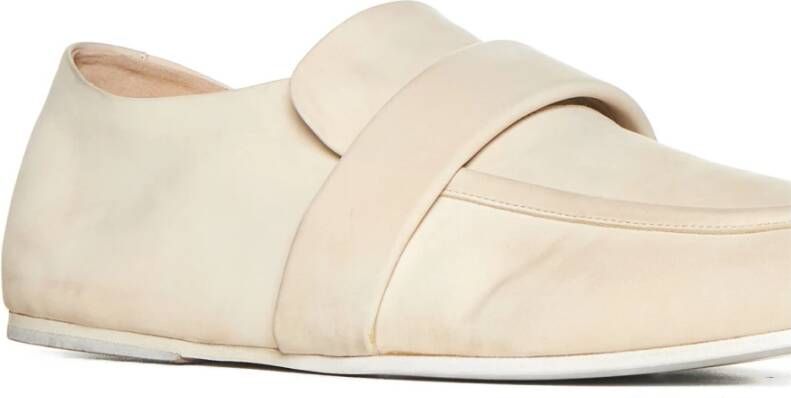 Marsell Platte Schoenen Steccoblocco Beige Heren