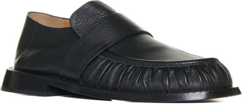 Marsell Platte Zwarte Zomerschoenen Black Heren