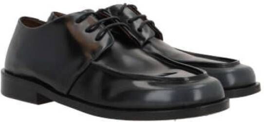 Marsell Vintage Zwarte Leren Derby Schoenen Black Dames