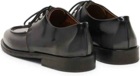 Marsell Vintage Zwarte Leren Derby Schoenen Black Dames