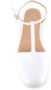 Marsell Witte leren enkelband ballerina schoenen White Dames - Thumbnail 4