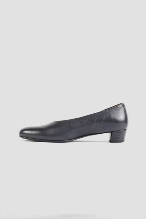 Marsell Zwarte leren Decollete pumps Black Dames