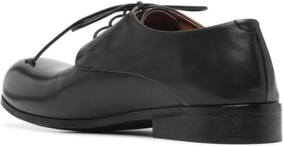 Marsell Zwarte Leren Panel Lace-up Schoenen Black Heren