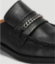 Martine Rose Leren Loafer Muiltjes met Kettingdetail Black Heren - Thumbnail 5