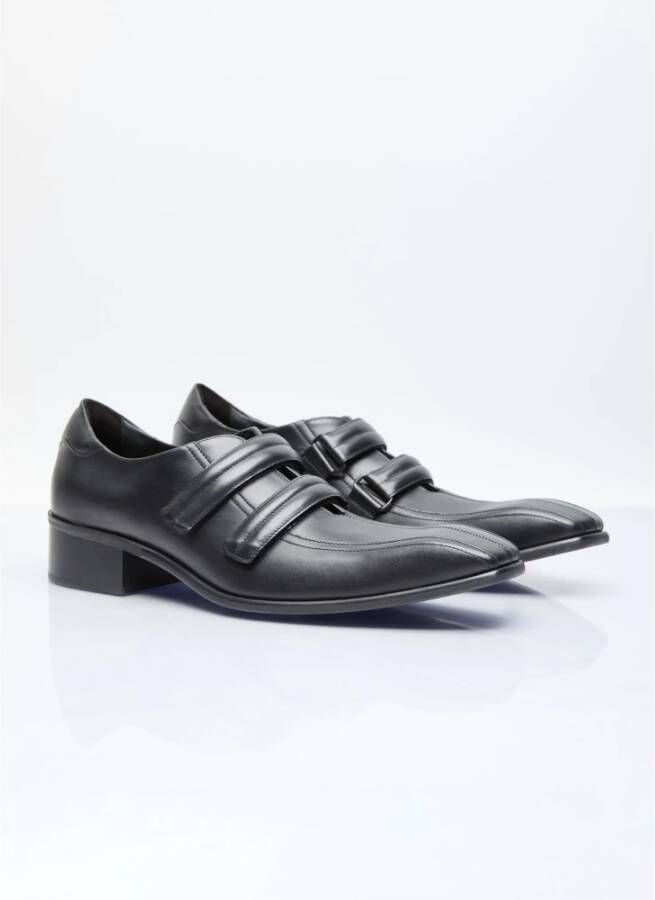 Martine Rose Vierkante Teen Leren Schoenen Black Heren