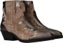 Maruti Tessy Leather Taupe Metalic Bronze Beige Suede Western Dames - Thumbnail 5