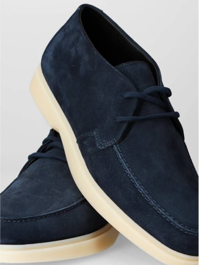 Mason Garments Blauwe Amalfi Chukka Loafers Blue Heren