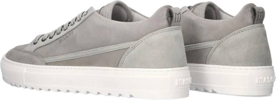 Mason Garments Grijze Suède Heren Sneakers Gray Heren