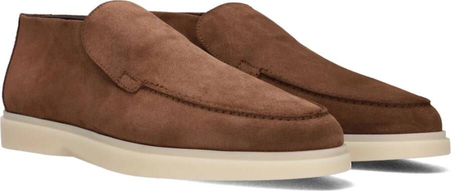 Mason Garments Loafer Mid in Cognac Suede Brown Heren