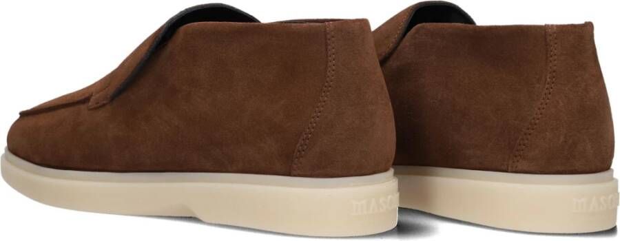 Mason Garments Loafer Mid in Cognac Suede Brown Heren