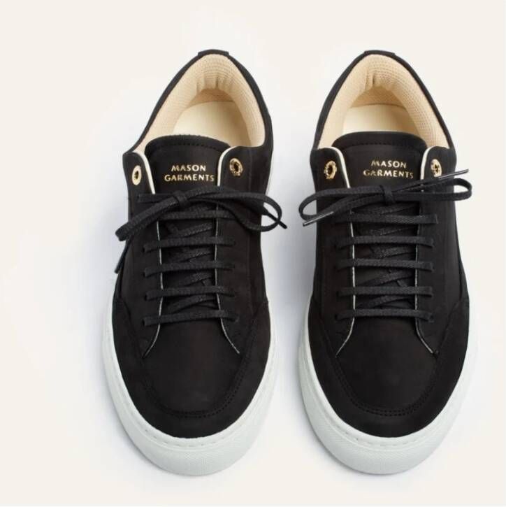 Mason Garments Nabuk Sneaker Jurk Black Heren