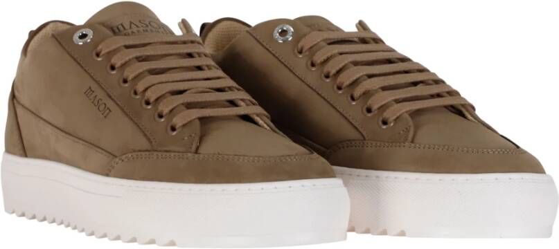 Mason Garments Stijlvolle Tia Sneakers Brown Heren