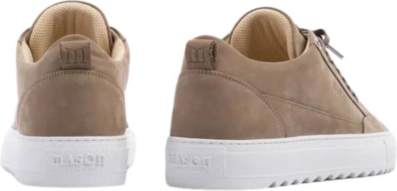 Mason Garments Stijlvolle Tia Sneakers Zand Brown Heren