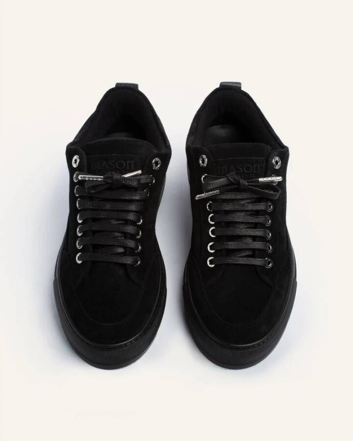 Mason Garments Stijlvolle Uniform Sneaker Black Heren