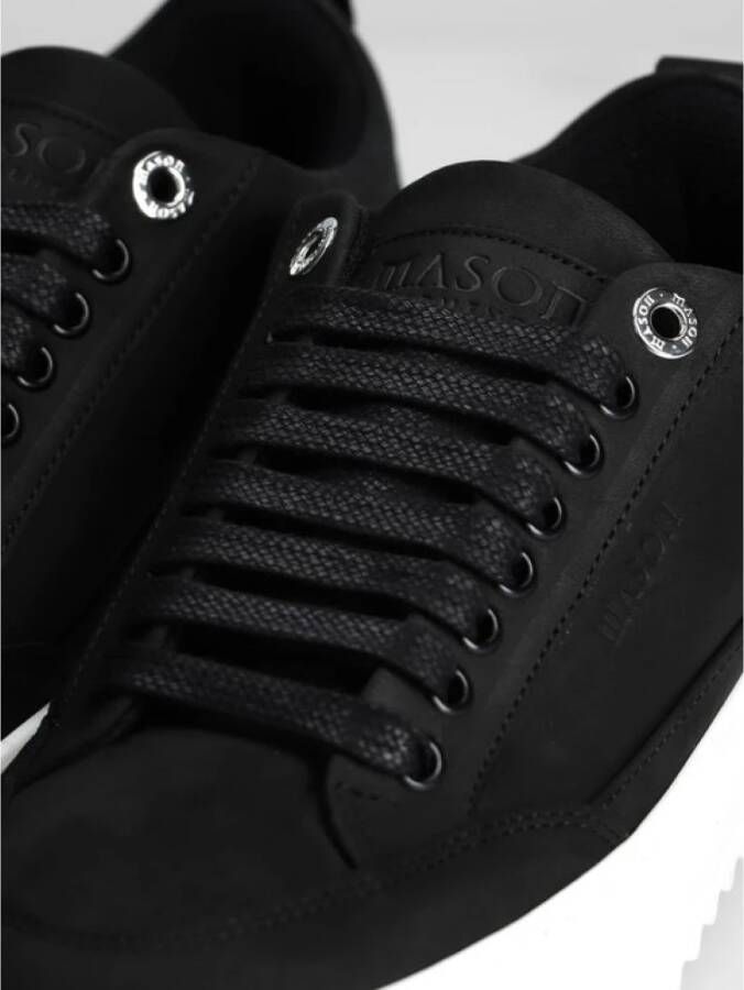 Mason Garments Stijlvolle Zwarte Sneakers Black Heren