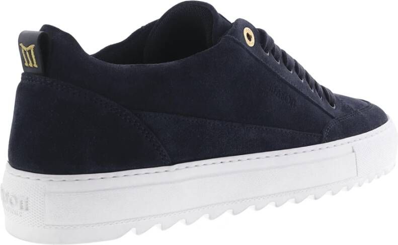 Mason Garments Tia Nubuck Zwart Sneakers Blauw Heren