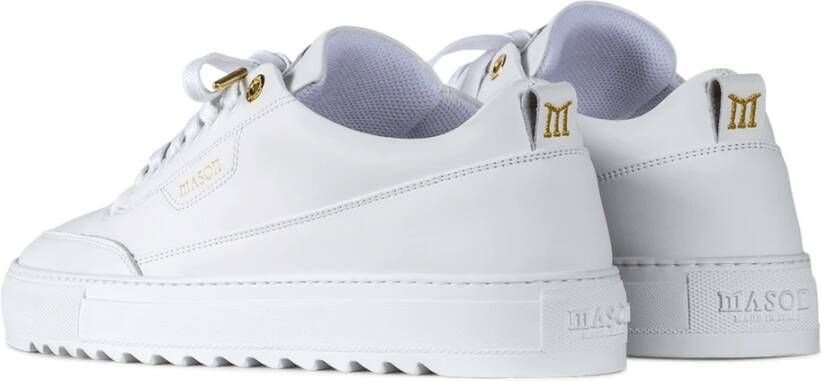 Mason Garments Torino Leren Sneaker White Heren