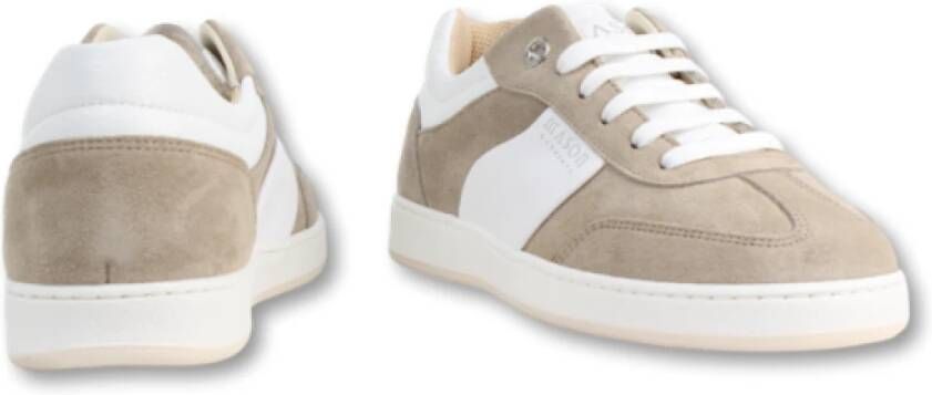 Mason Garments Traditionele Napoli Sneakers Beige Dames